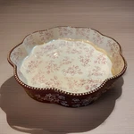 Temp-tations 11 X 2-1/4" Scalloped Pie Deep Dish Baker Wine Cake Casserole. Fixed Price $23.50.