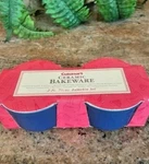 New - Two Blue Cuisinart Ramekin Bowls 7 1/2 Oz. Nice!. Fixed Price $12.00.