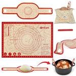 3 Pcs Silicone Bread Sling & Baking Mat, Non-stick Reusable Ma.... Fixed Price $36.05.