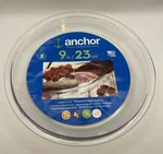 Anchor Hocking Oven Basics Pie Plate Baking Dish Clear Glass 9" 82638L11. Fixed Price $15.95.