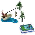Decopac Fisherman With Action Decoset Cake 3 Piece Set, Multicoloured. Fixed Price $16.62.