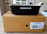 Le Creuset Stoneware Heritage Rectangular Dish 19 Cm 1.1 Qt Shiny Black Onyx. Fixed Price $59.99.