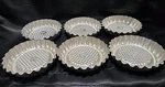 Stamped Steel Tart Baking Molds Set Of 6 Evp 0.35M. Fixed Price $15.00.