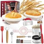 Sourdough Bread Baking Supplies, Starter Kit With Cotton Rope Oval .... Fixed Price $39.38.