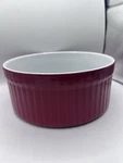 Emile Henry Baking Dish 68.20 Red Round Across 3.5 High. Fixed Price $20.00.