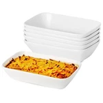 13.5OZ Ceramic Baking Set Of 6, 7 4.3 Inch Rectangle Dishes, Po. Fixed Price $43.46.