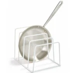 Martha Stewart N1194* Collection Stainless Steel Pots & Pans Rack White. Fixed Price $10.00.