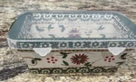 Temptations By Tara Old World Poinsettia 12 Oz Baking Dish With Lid Mult Avail. Fixed Price $22.00.