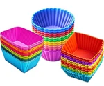 36 Pack Silicone Cupcake Liners Muffin Baking Cups Reusable Non-stick .... Fixed Price $15.00.