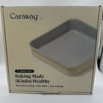 Caraway 9 Square Pan Non-stick Ceramic Coating Free From Forever Chemicals. Fixed Price $42.30.