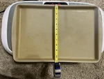 Pampered Chef Stoneware Heritage Baking Cookie Sheet Pan 17X11 Perfect Clean. Fixed Price $39.00.
