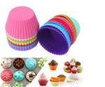12 Silicone Cupcake Liner Reusable Baking Cups Muffin Chocolate Candy Mold. Fixed Price $7.99.