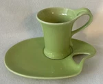 Cib Ceramic Pastel Mug Set Retro Artists Pallet Design. Fixed Price $8.99.