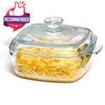 Nutriups 0.8L Glass Casserole Dish With Lid Oven 5.9IN Square,. Fixed Price $41.71.