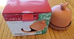 Villaware Terra Cotta Garlic Baker 4", New Open Box. Fixed Price $9.00.