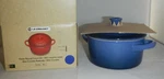 Nib Creuset Petite Round Casserole .25L 8 Ounce Blue Baking Dish With Lid. Fixed Price $32.19.