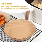 100PCS 9INCH Round Air Fryer Disposable Paper Liners Non-stick New. Fixed Price $16.85.