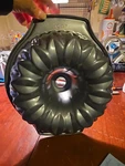 Wilton Nonstick Fluted 9.75" Sunflower Cake Pan 12LX11W & Center Is. Fixed Price $12.10.