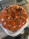 Temp-tations Verona Large 4 Qt. Pumpkin Baker Tureen W/ Tray Set Terracotta. Fixed Price $85.49.