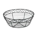 Winco WBKG-8R 8" Diameter Round Black Wire Bread/fruit Basket. Fixed Price $11.87.