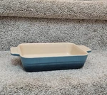 Creuset Stoneware 18CM Rectangle Dish - Marine. Fixed Price $35.00.