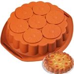 Pineapple Upside Down Cake Pan, 8 Cup Silicone Round Mold For Baking. Fixed Price $25.82.