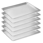 6 Pack Half Size Baking Sheet Pan Set, Aluminum Commercial Quality Cookie She.... Fixed Price $75.91.