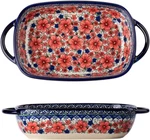 Vintage Style Cherry Blossom Flowers Pottery Bakeware Ceramic Casserole Dish. Fixed Price $30.39.