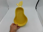 Chantal 93-PR22 Pear-shaped Yellow Glazed 1 Quart Bakeware Dish 2003. Fixed Price $15.99.