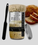 Zunmial Sourdough Starter Jar, Kit 7 3.4 Inch, Transparent. Fixed Price $18.00.