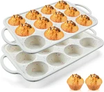 2PACK Silicone Muffin Pan Baking With Metal Reinforced Frame, 12 Cup. Fixed Price $29.64.