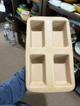 Pampered Chef Mini Loaf Pan #5093 Stoneware Bread. Fixed Price $30.00.