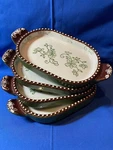 Set Of Temp-tations Floral Lace Green Ceramic Ramekins KFL-XNG-936844. Fixed Price $19.50.