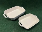 Staub Ceramic 2-PC Rectangular Baking Dish Set. Fixed Price $55.00.