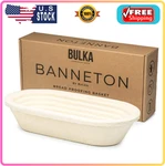 Bulka Oval 750G Groove Banneton Bread Proofing Basket Pressed Wood Pulp. Fixed Price $56.93.