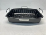 Cuisinart Ovenware Collection 17 X 13 Roaster Removable Rack Read. Fixed Price $34.00.