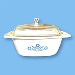 Rare Vintage Corningware Blue Cornflower 4QT Dutch Oven. Fixed Price $29.95.