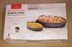 Emeril Lagasse 2 Pc Oval Stoneware Baking Dish Blue. Fixed Price $15.00.