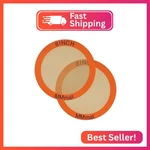 Mmmat Silicone Baking Set Of 2 Round Non-stick Reusable Air Fryer Linner. Fixed Price $13.11.