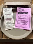 The Pampered Chef Deep Dish Baker #1390 Heritage Stoneware-new In Box. Fixed Price $64.99.