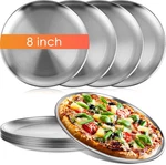Thenshop 8 Pieces Inch Pizza Pans Bulk Stainless Steel Sets Round Bakeware. Fixed Price $47.99.