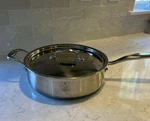 Heritage Steel / Hammer Stahl American Clad 10.5 4 Qt. Pan Lid Usa New. Fixed Price $80.00.