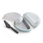 New Pampered Chef 101386 Half Pie & Server Set 2 Pans Lids Oven-safe To 450. Fixed Price $42.99.