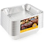 Aluminum Value Pack 30 Disposable Pansfoil Trays 9X13IDEAL For Bbq .... Fixed Price $36.75.