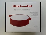Kitchenaid 2.25 Qt Round Casserole Baker (empire Red) KQ990BXERA. Fixed Price $44.95.