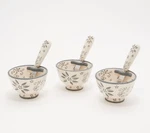 Temp-tations S/3 Dip & Sauce CUPS,3 Spreaders, Gray, Single Serving K51577. Fixed Price $18.95.