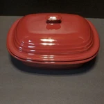 Pampered Chef Family Heritage Stoneware Rectangular Casserole Dish With Lid. Fixed Price $65.00.