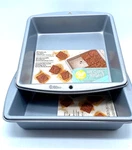 Wilton Recipe Right Non-stick Inch Square Pan, 8" X 2" (2 Pc). Fixed Price $18.00.