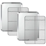 Baking With Cooling Set 2 Sheets + , Deedro Stainless Steel. Fixed Price $38.75.