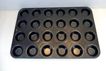 Pampered Chef Deluxe Non-stick Steel Mini Muffin Pan 24 Cup Model 1606 Nwot. Fixed Price $22.99.